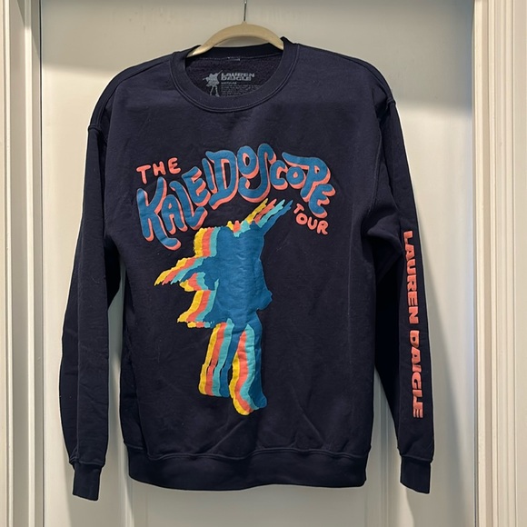 Lauren Daigle Kaleidoscope Tour sweatshirt Blue sz M - Picture 1 of 3